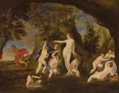 Actaeon Metamorphoses into a Stag by Francesco Albani